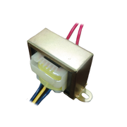 TRANSFORMADOR DE ONDA COMPLETA, 2V-0-12V, 6W, 0.5A, ENTRADA 110V