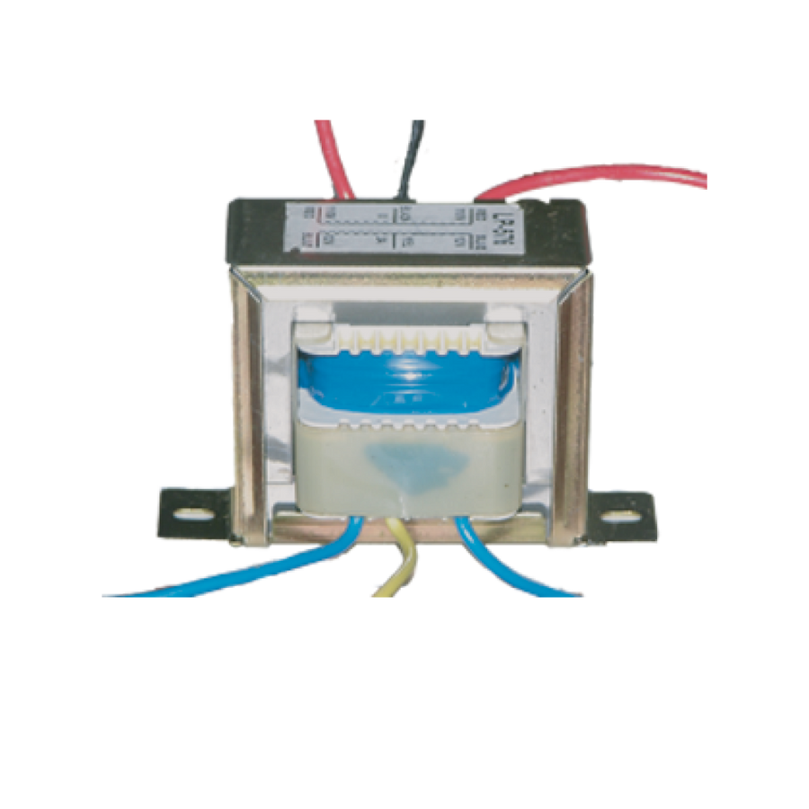 TRANSFORMADOR DE ONDA COMPLETA, 12V-0-12V, 36W, 3A, ENTRADA 110V