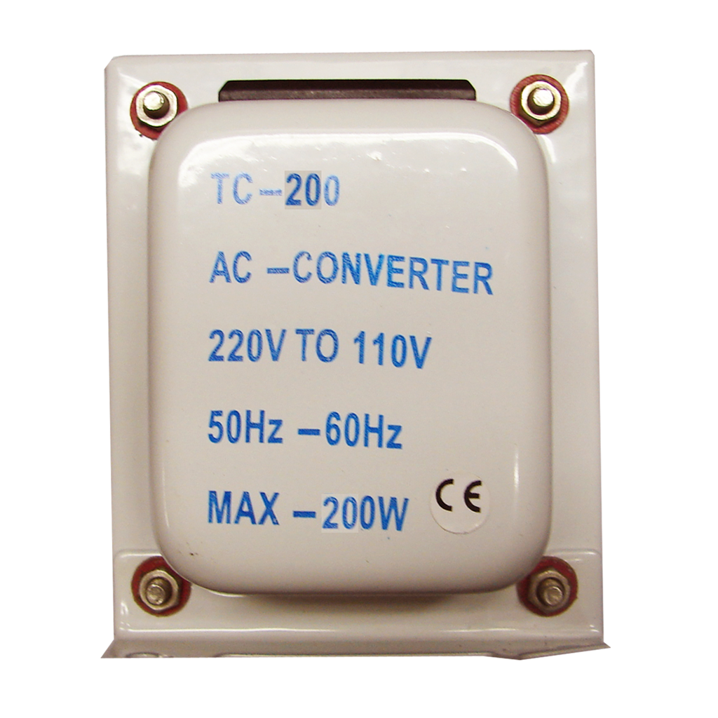 AUTO-TRANSFORMADORES DE VOLTAJE, 200 WATTS, 110/220V