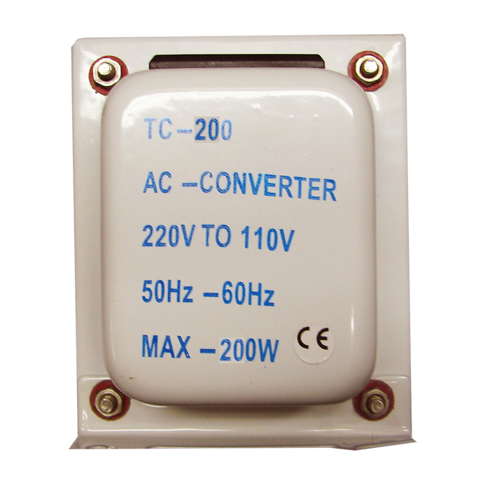 AUTO-TRANSFORMADORES DE VOLTAJE, 200 WATTS, 110/220V