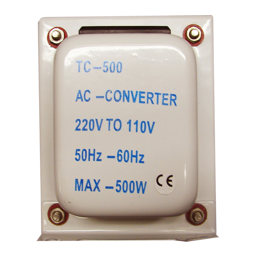 AUTO-TRANSFORMADORES DE VOLTAJE, 500 WATTS, 110/220V