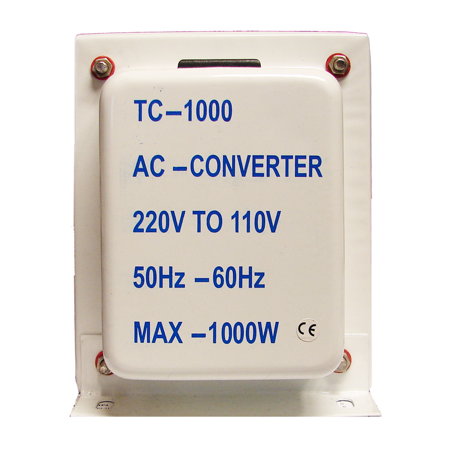 AUTO-TRANSFORMADORES DE VOLTAJE, 1000 WATTS, 110/220V