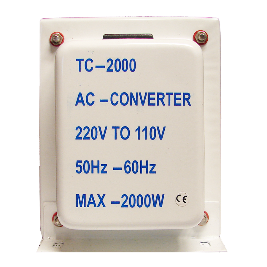 AUTO-TRANSFORMADORES DE VOLTAJE, 2000 WATTS, 110/220V