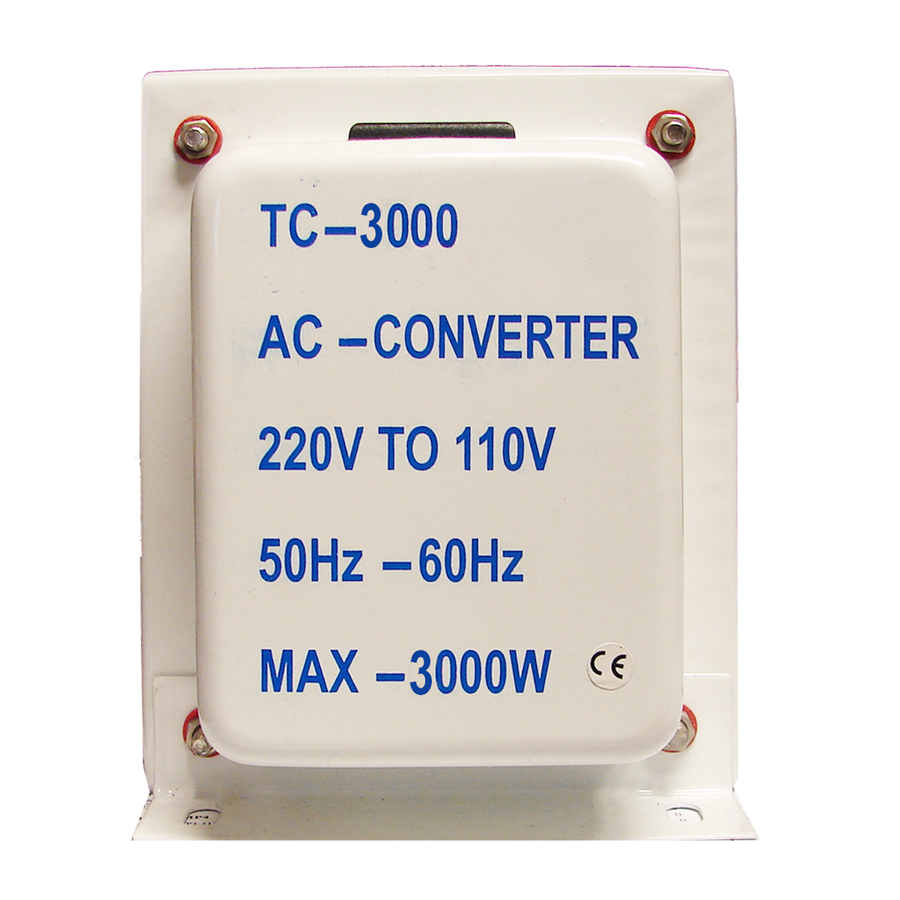 AUTO-TRANSFORMADORES DE VOLTAJE, 3000 WATTS, 110/220V