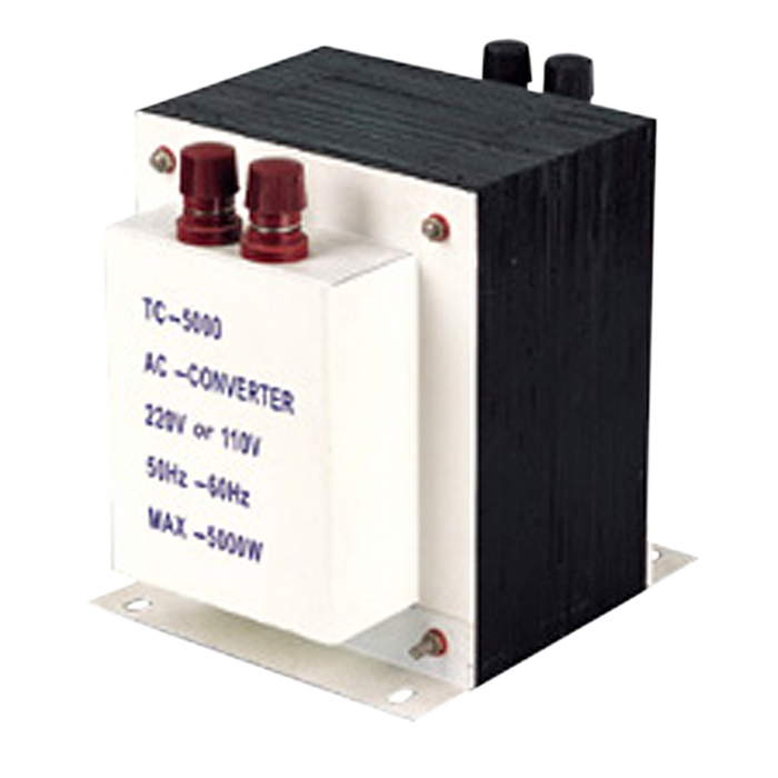 AUTO-TRANSFORMADORES DE VOLTAJE, 5000 WATTS, 110/220V