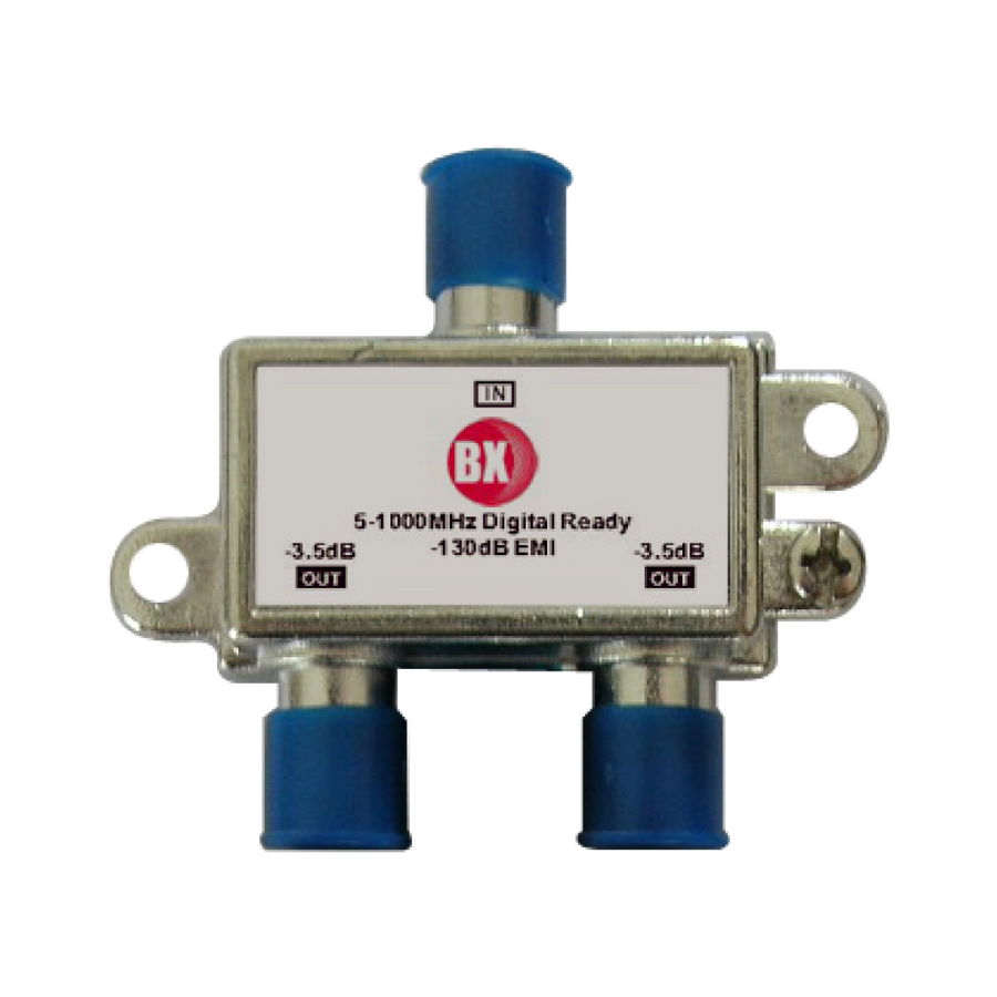 SPLITTER COAXIAL DE 2 SALIDAS, 1 ENTRADA, 1000 MHZ