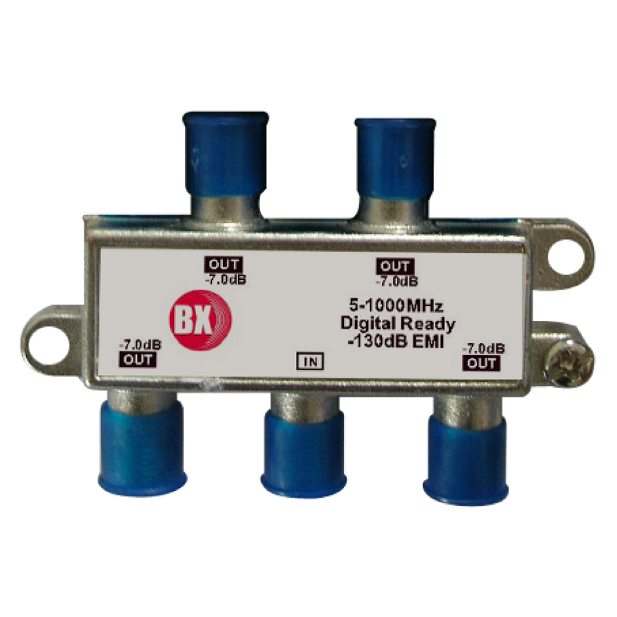 SPLITTER COAXIAL DE 4 SALIDAS, 1 ENTRADA, 1000 MHZ