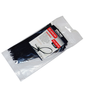 AMARRAS PLASTICAS, 100 PCS, 2.5MM, 20 CM, NEGRO