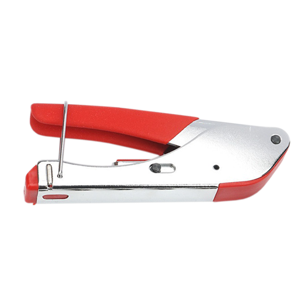 PONCHADORA Y COMPRENSION RG59, RG6 F MANGO ROJO