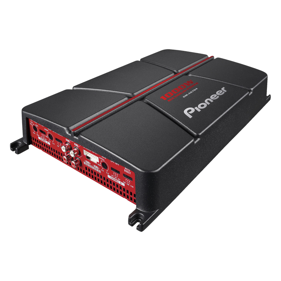 Potencia para Carro 4 Canales, 14.4 VDC Voltaje de Entrada, 1000 W Poder Pico, PIONEER GMA-6704