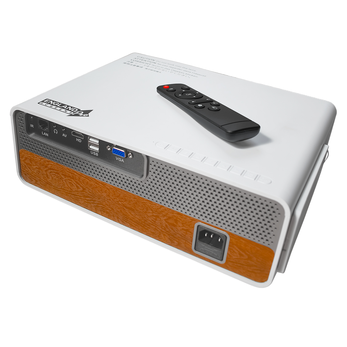 Proyector Led 9200 Lúmenes, Wifi, Bluetooth, England Screens