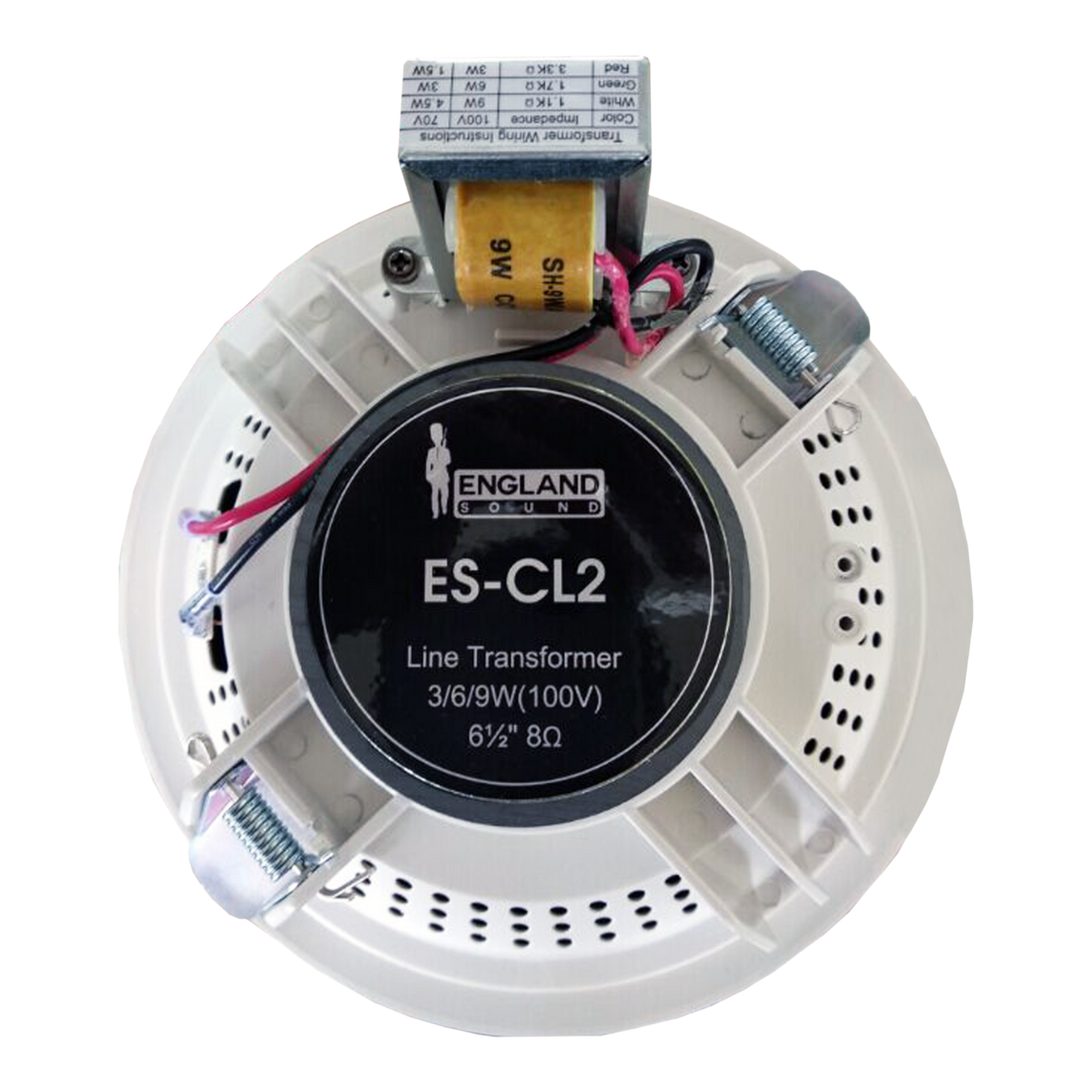 PARLANTE PARA TUMBADO, PASIVO, 6.5 PULG. CON TRANSFORMADOR, 100V, 3W-6W-9W, 93DB