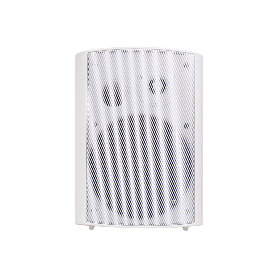 PARLANTES AMBIENTALES, ACTIVO Y PASIVO, DE PARED, 5 PULG., BLANCO, 30W+30W, AUX, RCA