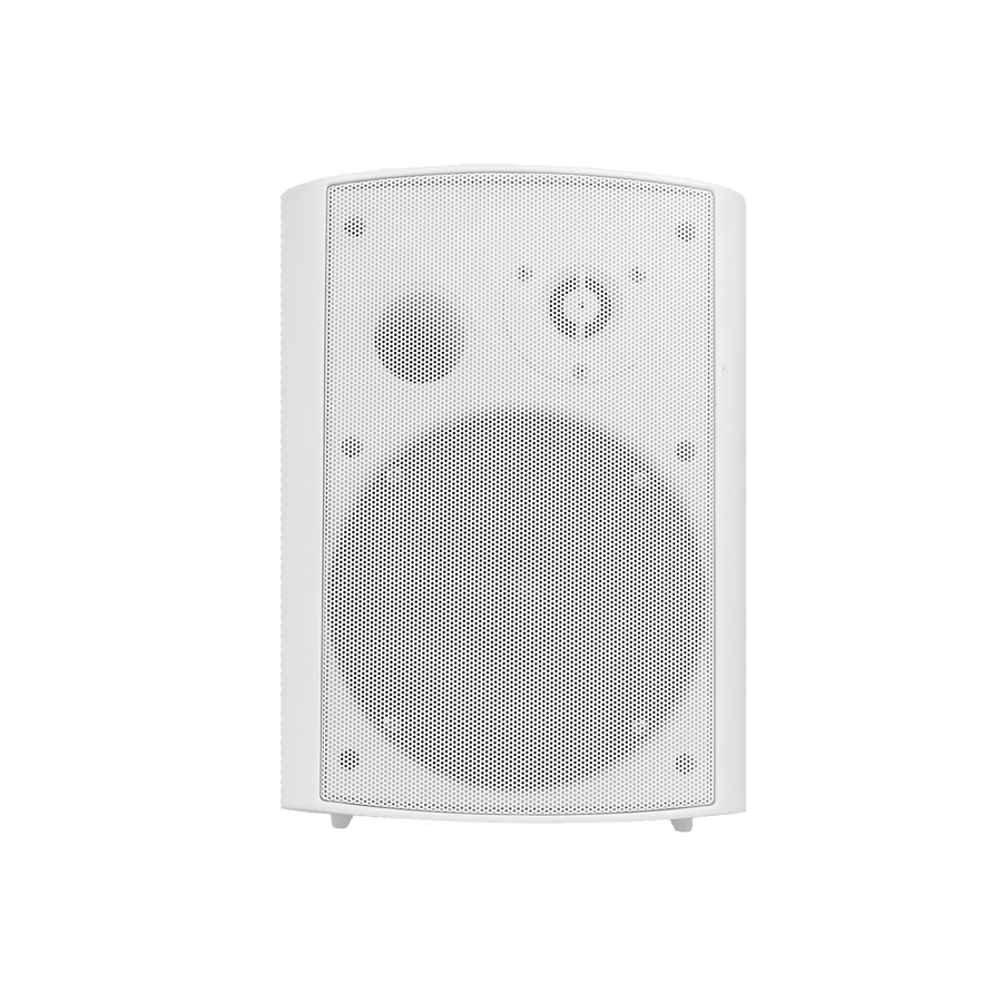 PARLANTES AMBIENTALES, ACTIVO Y PASIVO, DE PARED, 6 PULG., BLANCO, 40W+40W, AUX, RCA