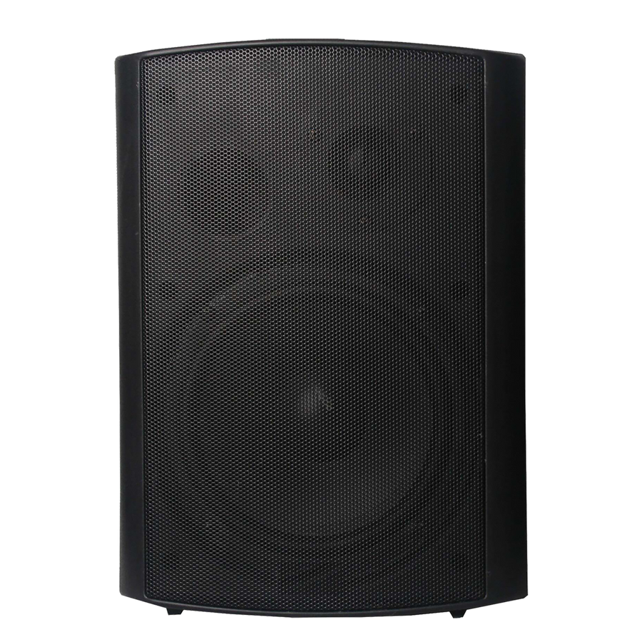 PARLANTES AMBIENTALES, ACTIVO Y PASIVO, DE PARED, 6 PULG., NEGRO, 40W+40W, AUX, RCA