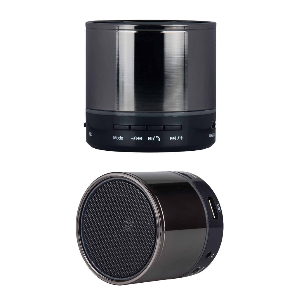 ALTAVOZ BLUETOOTH MINI CILINDRICO, 3W, USB REPRODUCTOR, AUX, MICRO SD