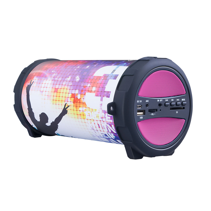 ALTAVOZ BLUETOOTH MINI TUBULAR, 10W, USB REPRODUCTOR, AUX, MICRO SD