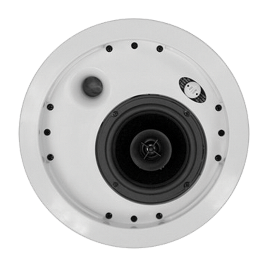 Altavoz C&H de Tumbado 50 W Potencia RMS, Altavoz 5 Pulg, Tweeter 2 Pulg Tamaño de Tweeter, 86 dB Sensibilidad, 70-20 Hz - kHz, KLIPSCH IC-400-T PAR