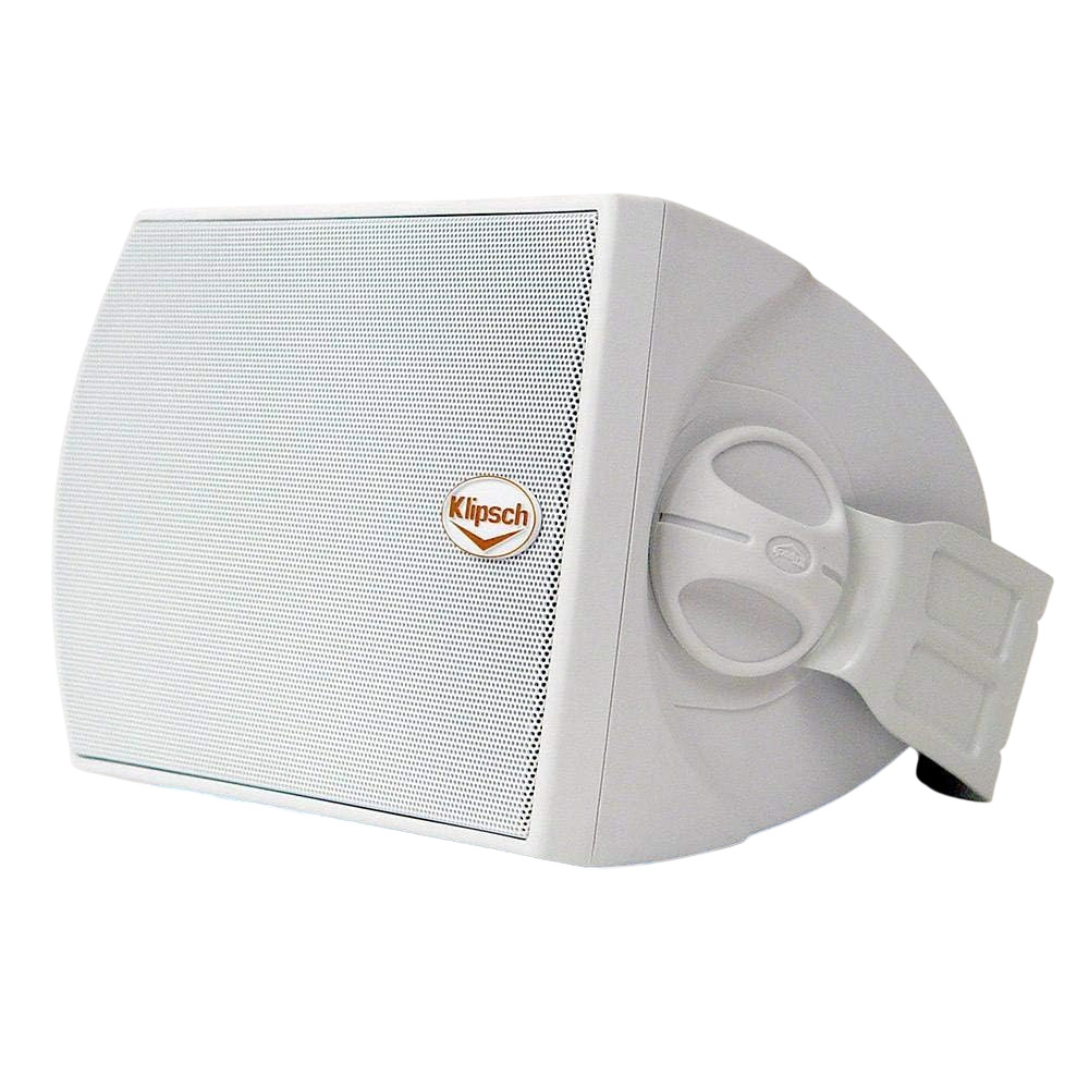 PAR DE PARLANTES BLANCOS DE PARED, PASIVOS, PARA EXTERIORES, 4 PULG., 200W, 91DB, 8OHM