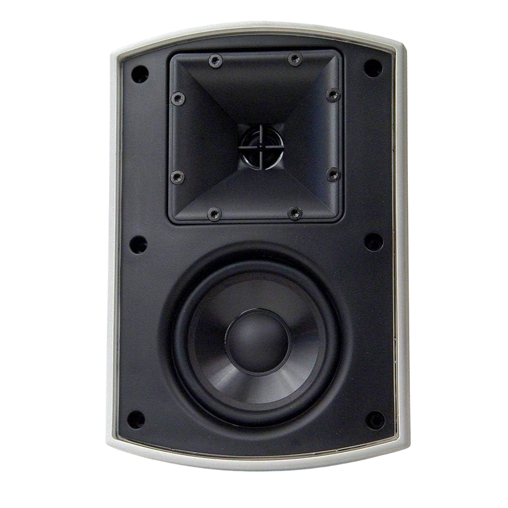 PAR DE PARLANTES BLANCOS DE PARED, PASIVOS, PARA EXTERIORES, 4 PULG., 200W, 91DB, 8OHM