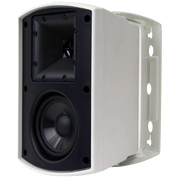 PAR DE PARLANTES BLANCOS DE PARED, PASIVOS, PARA EXTERIORES, 4 PULG., 200W, 91DB, 8OHM
