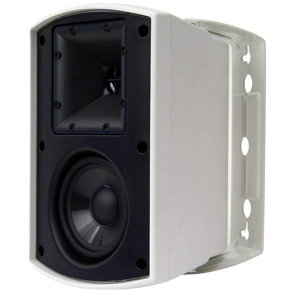 PAR DE PARLANTES BLANCOS DE PARED, PASIVOS, PARA EXTERIORES, 4 PULG., 200W, 91DB, 8OHM