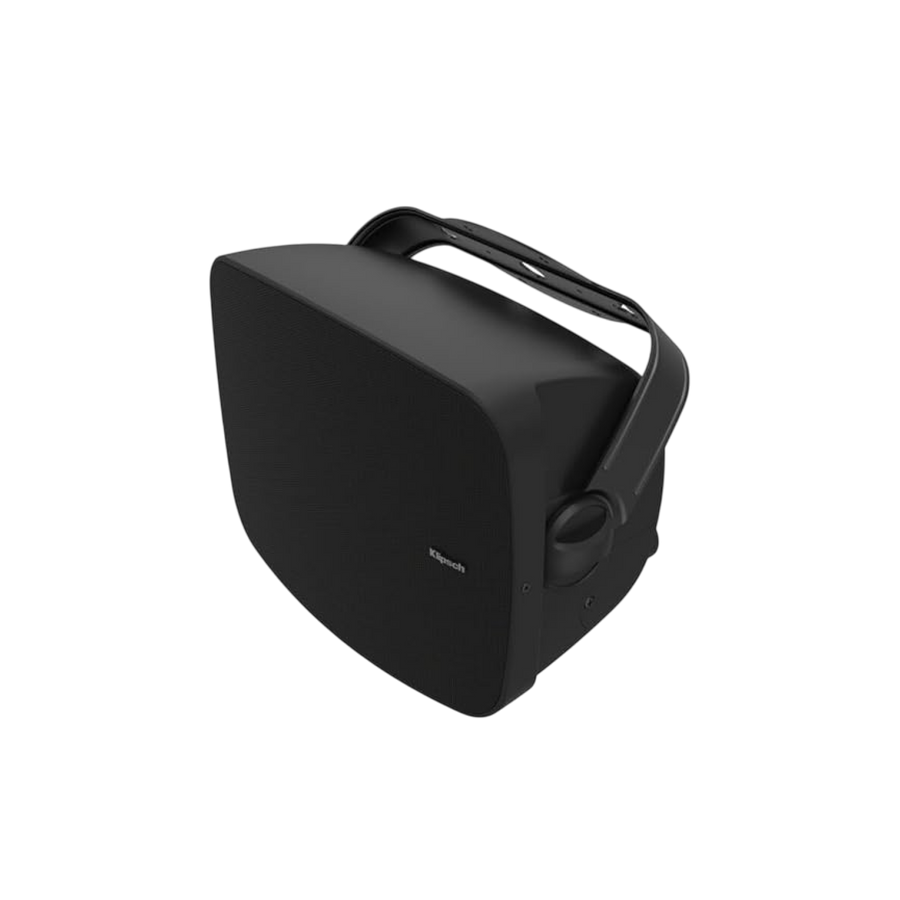 PAR DE PARLANTES NEGROS DE PARED, PASIVOS, PARA EXTERIORES, 5.25 PULG., 200W, 94DB, 8OHM