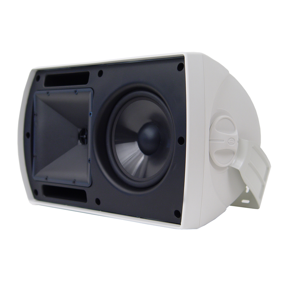 PAR DE PARLANTES BLANCOS DE PARED, PASIVOS, PARA EXTERIORES, 6.5 PULG., 340W, 95DB, 8OHM