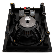 PAR DE PARLANTES DE PARED PARA INTERIORES SERIE BLACK, PASIVOS, FREC. 65HZ-20KHZ 6.5 PULG., 100W, 86DB, 8OHM