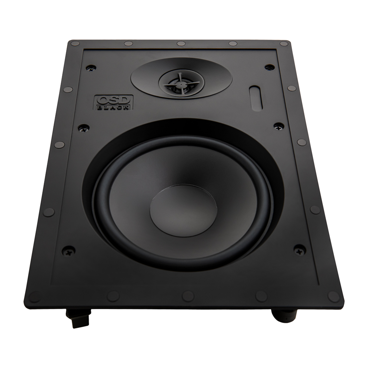 PAR DE PARLANTES DE PARED PARA INTERIORES SERIE BLACK, PASIVOS, FREC. 65HZ-20KHZ 6.5 PULG., 100W, 86DB, 8OHM