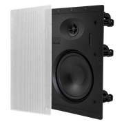 PAR DE PARLANTES DE PARED PARA INTERIORES SERIE BLACK, PASIVOS, FREC. 65HZ-20KHZ 6.5 PULG., 100W, 86DB, 8OHM