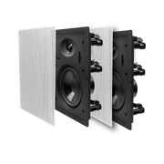 PAR DE PARLANTES DE PARED PARA INTERIORES SERIE BLACK, PASIVOS CON CROSSOVER, FREC. 55HZ-20KHZ 6.5 PULG., 120W, 87DB, 8OHM