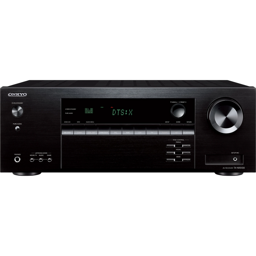 AMP HT 7.2 CH 8K, 7X165W, BT, WIFI, LAN, USB, HDMI, OPT, COAX, RCA, ONKYO MUSIC, ALEXA/GOOGLE.