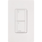 INTERRUPTOR DE 2 SERVICIOS INALAMBRICO RF, COLOR BLANCO