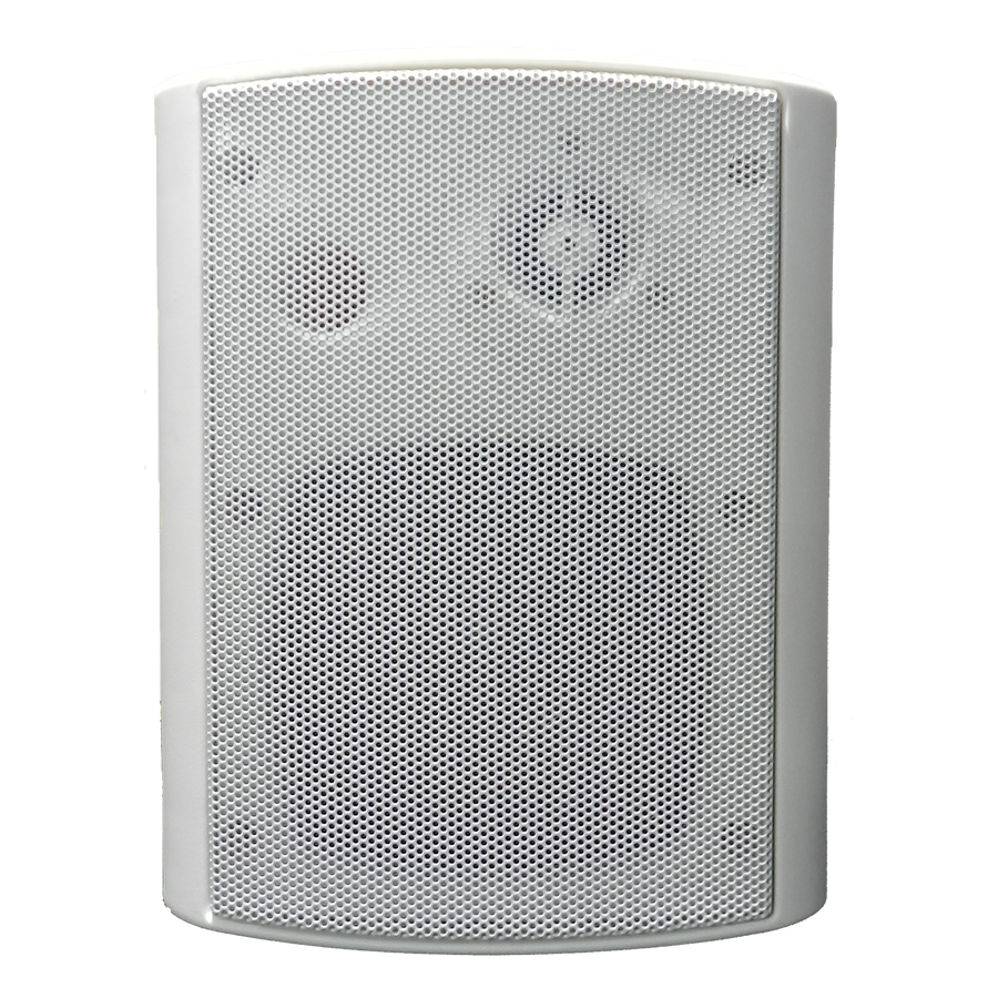 PARLANTES AMBIENTALES PASIVOS, DE PARED, 4 PULG. BLANCO, CON TRANSFORMADOR, 20W, 87DB, 70V-100V, 8 OHM