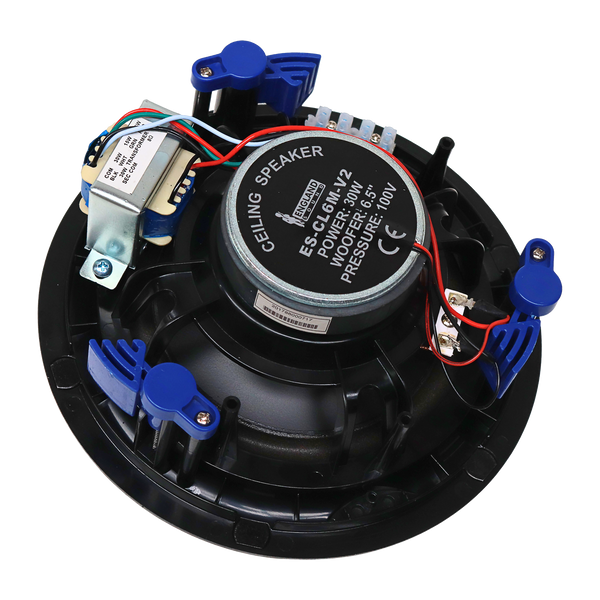 PARLANTE PARA TUMBADO CON REJILLA MAGNETICA, PASIVO, 6.5 PULG. CON TRANSFORMADOR, 70V-100V, 7.5-15-30W, 89DB
