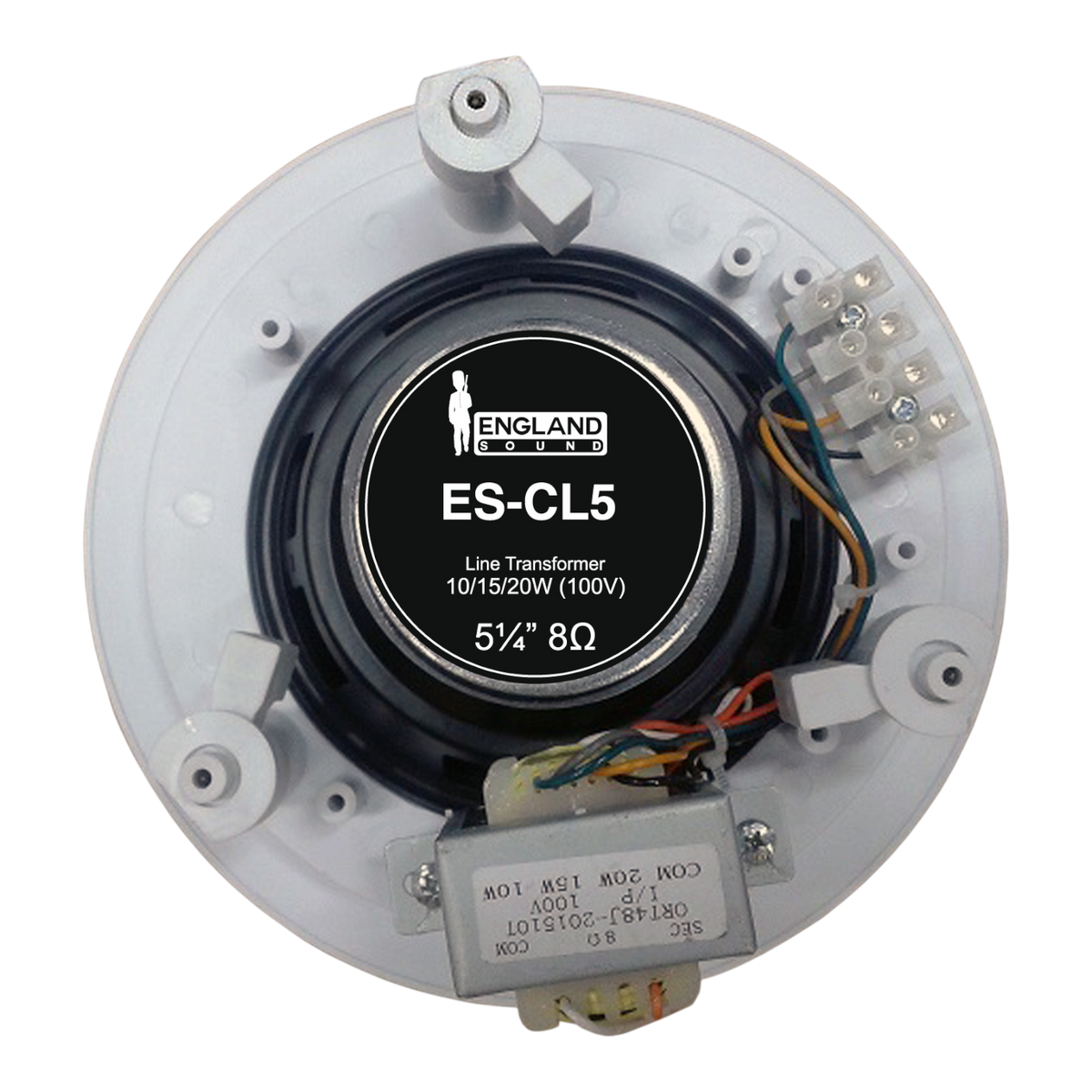 PARLANTE PARA TUMBADO, PASIVO, 5 PULG. CON TRANSFORMADOR, 100V, 10-15-20W, 89DB