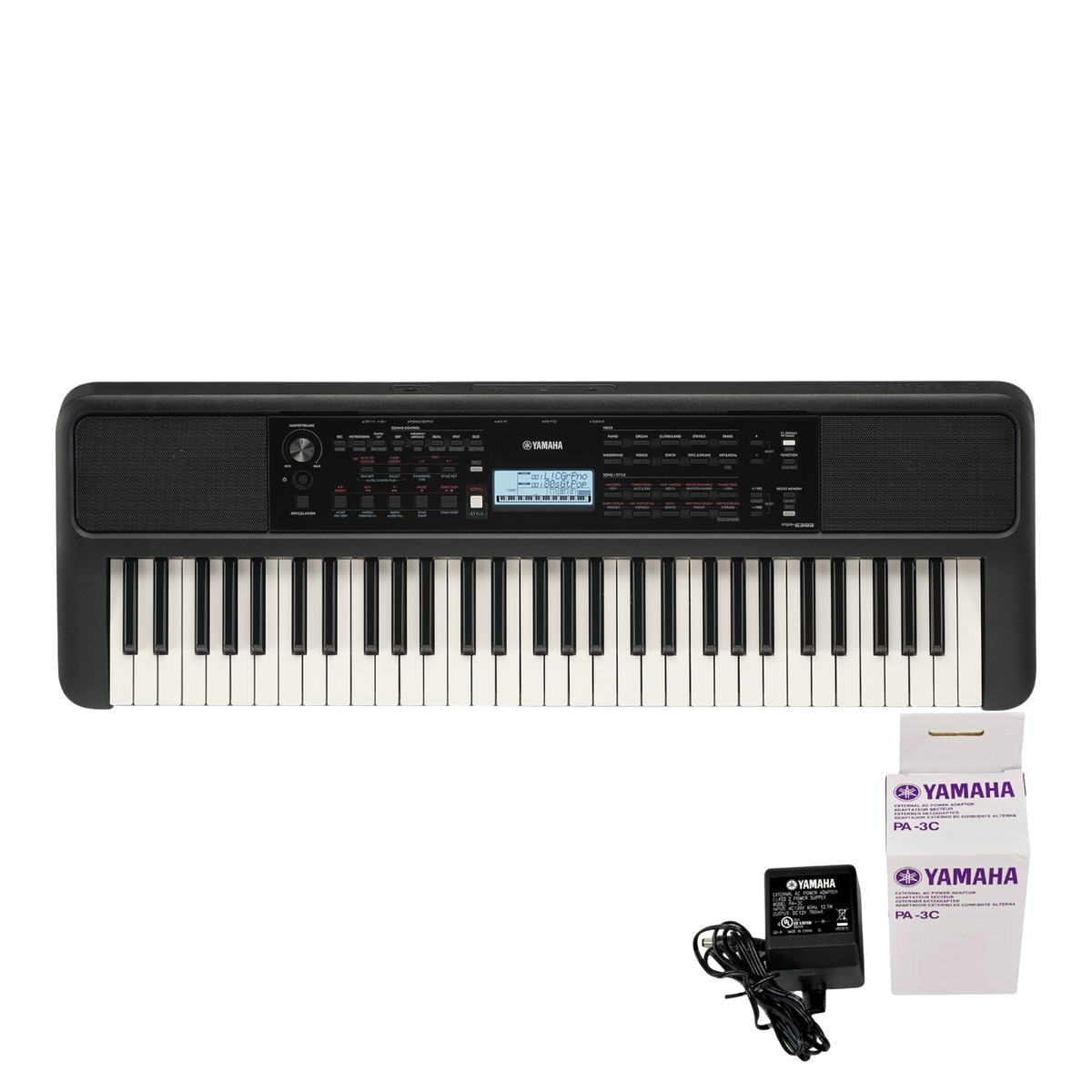 TECL 61 T, 622 TIMB, 205 EST DE ACOMP AUT, USB TO HOST, ENTRADA AUX., ADAP, COLOR NEGRO