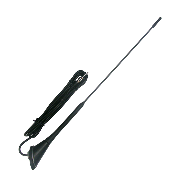Antena para Carro Punta de Goma, 1 Tramos, Con espiga o látigo, ACOUSTIC BRT-10139