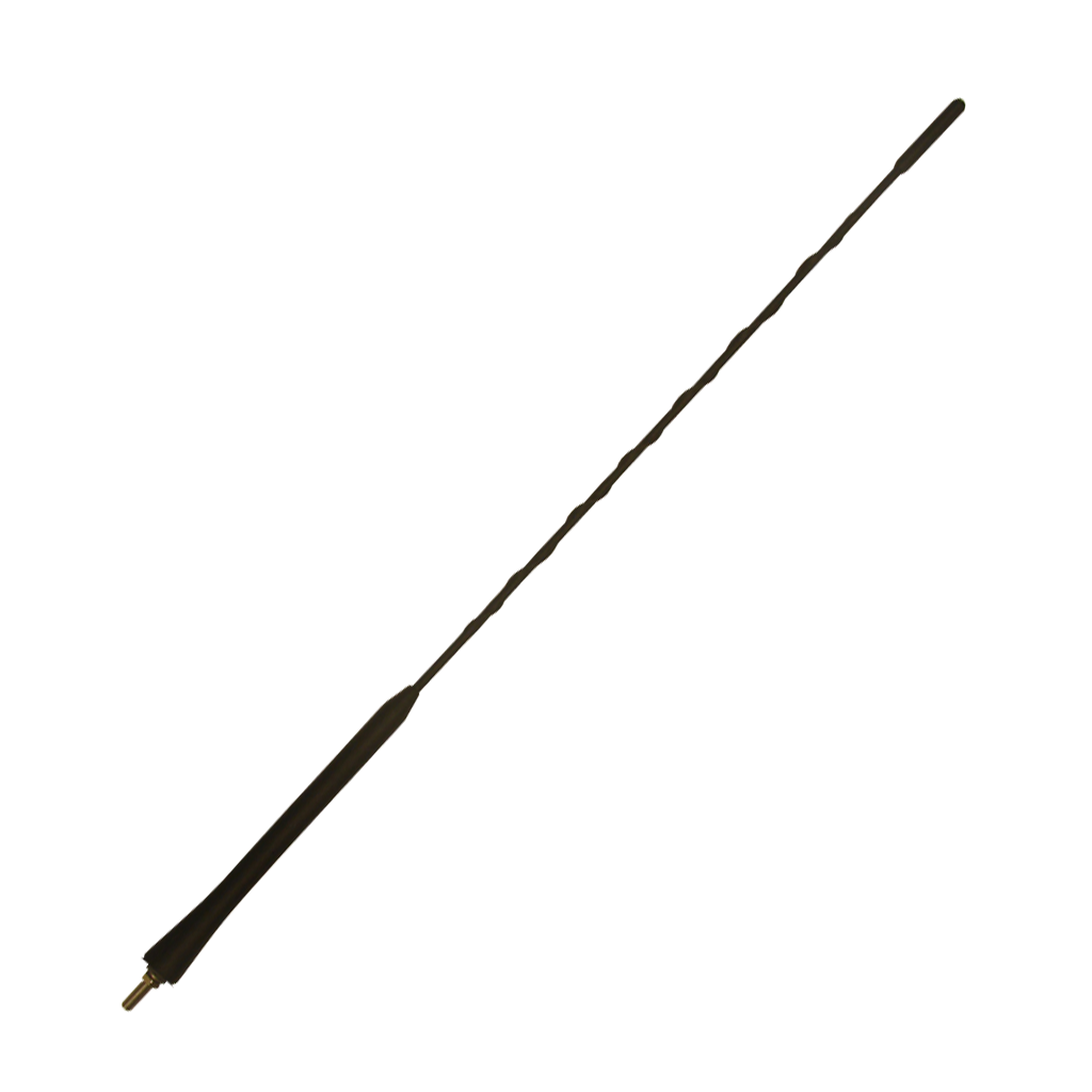 Antena para Carro 41 cm Longitud de Antena, Punta de Goma, 1 Tramos, Con Espiga o látigo, ACOUSTIC BRT-37397