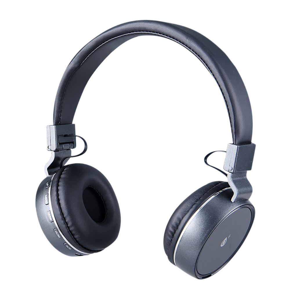 Auriculares Bluetooth estéreo de diadema plegables con micrófono