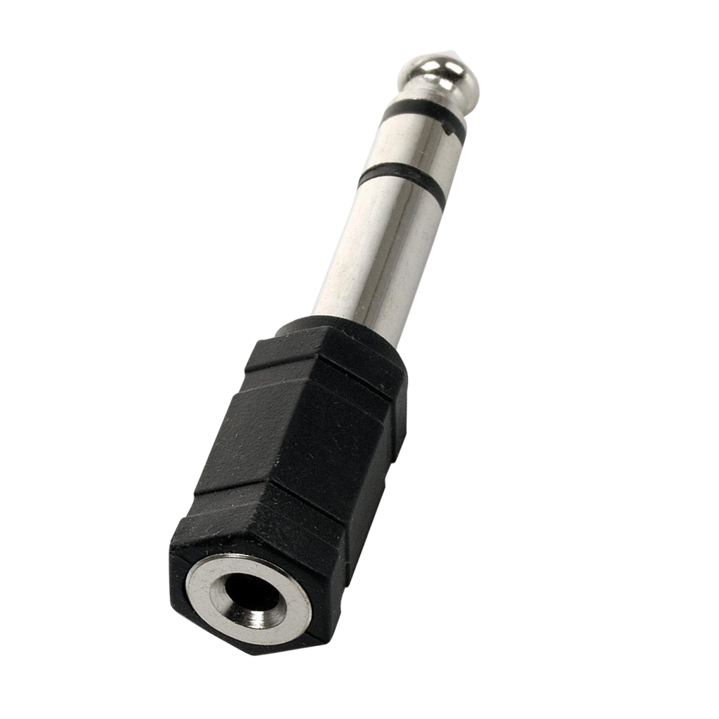 Adaptador de Plug Jack 3.5mm a Jack 3.5mm Plástico