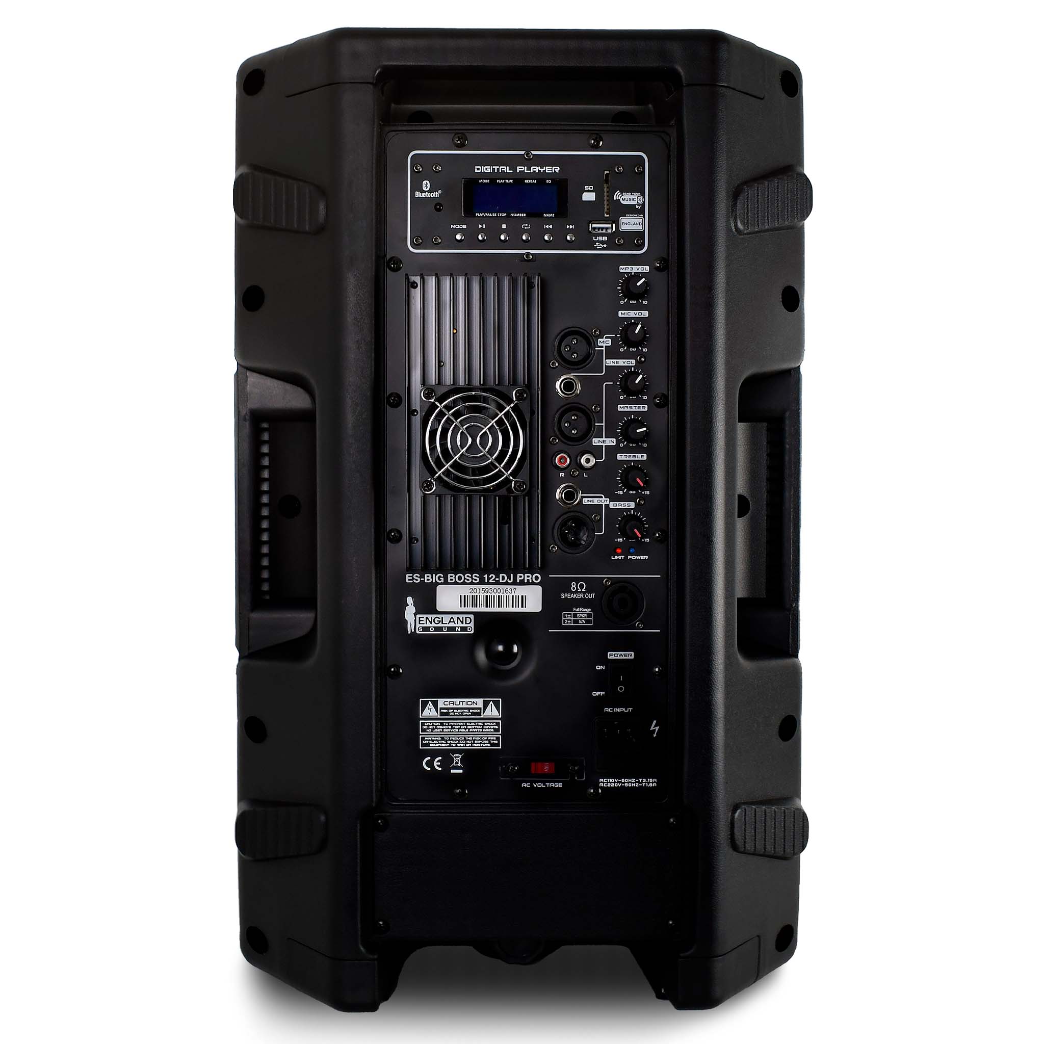 Caja Activa 10 Clase AB 200W RMS Bluetooth ENGLAND SOUND ES-10 DJ-PRO