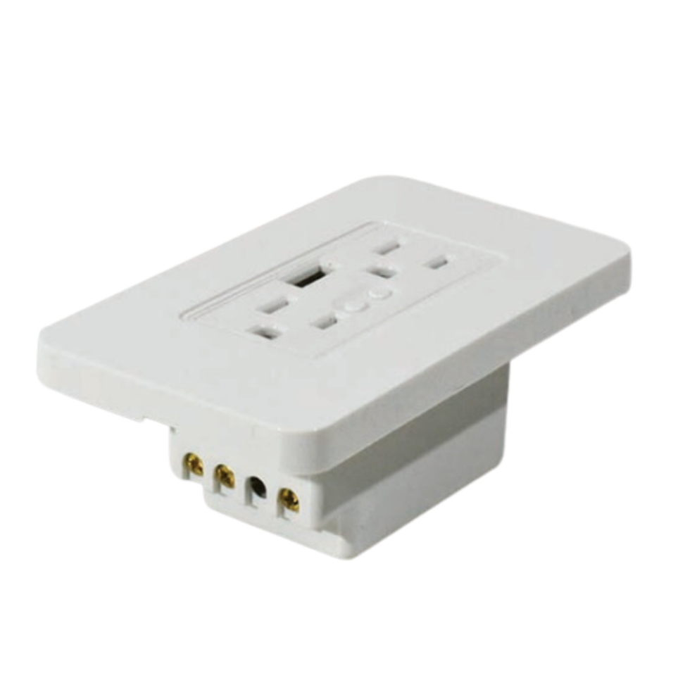 Enchufe Inteligente 2 tomas, 110v, Puerto USB, PP2Z10A-USB | Cotzul